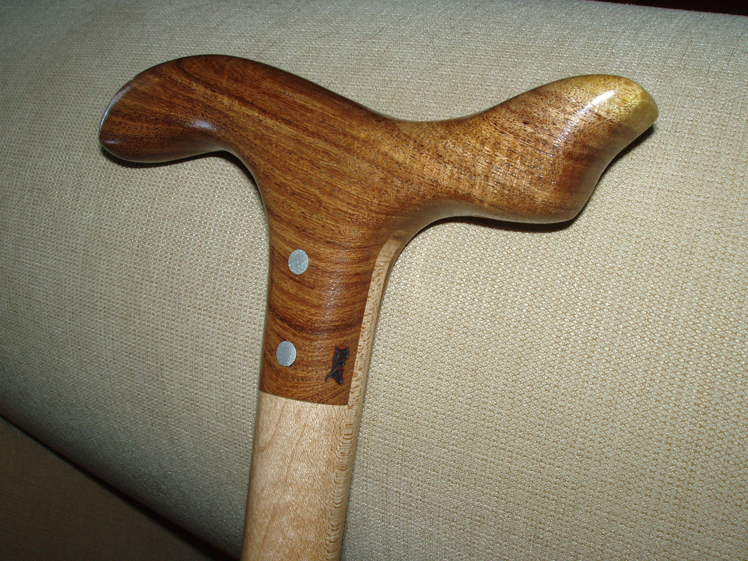 Mesquite and Maple Walking Cane