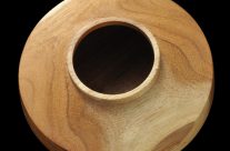 Mesquite Wood Bowl with Natural Edge