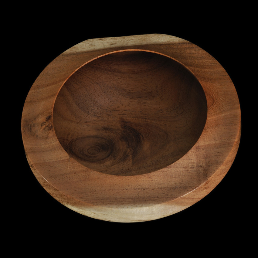 Knotted Mesquite Wood Bowl