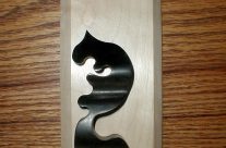 Maple and Ebony Wall Sculpture
